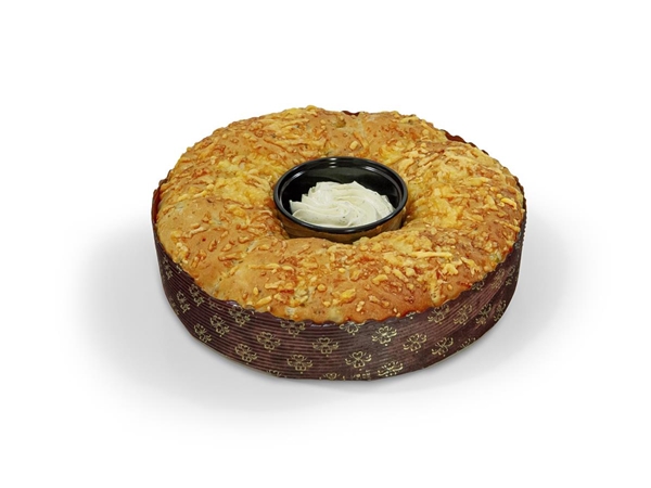 Olijven/kaas breekbrood met kruidenboter