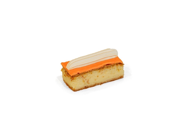 Oranje Tompouce met slagroom 5/st