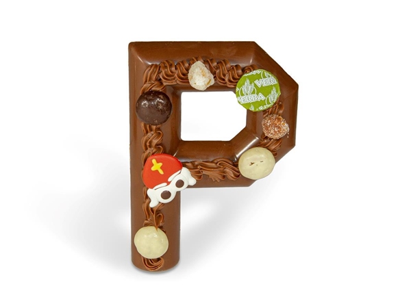 Luxe chocolade letter S/P Groot